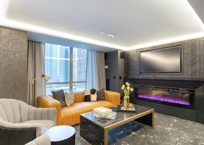 Gold Coast 1br W Gym Lounge 1 Block To L Chi-799 Апартаменты *